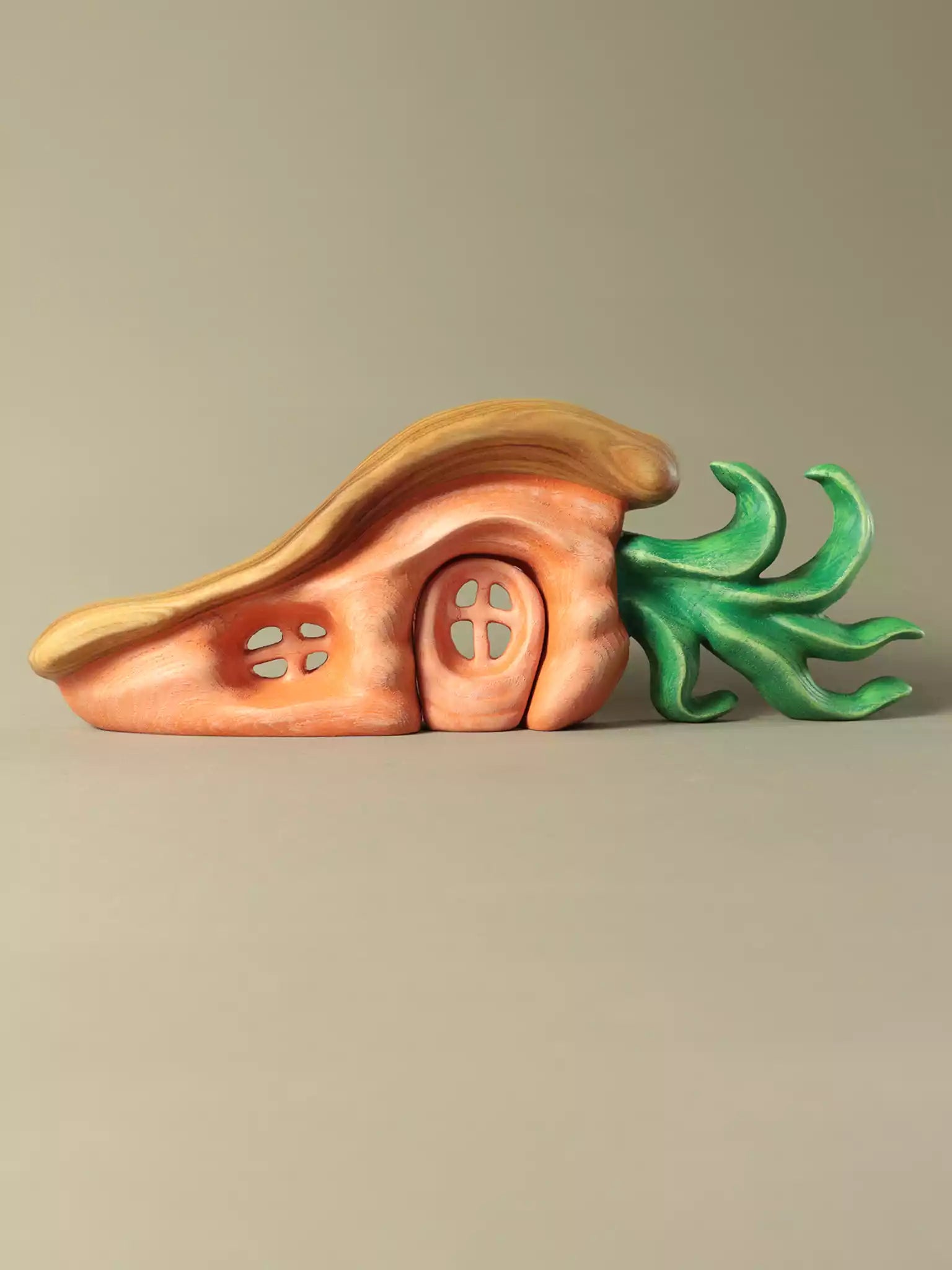 Eco friendly wooden forest animal home