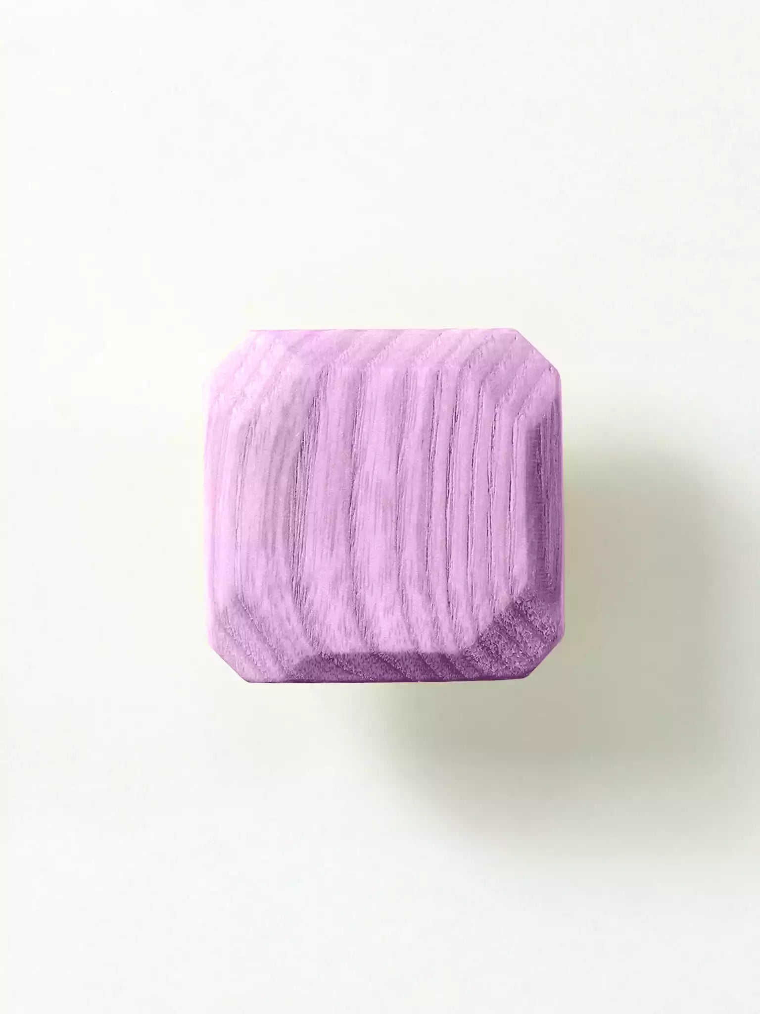 Wooden cabinet and drawer pull with minimalist design