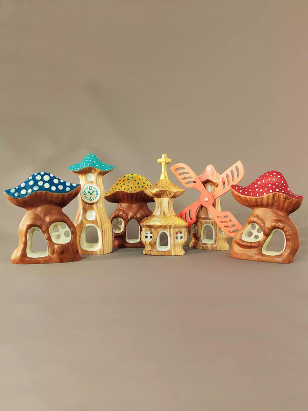 Fairytale Mushroom Dollhouse - Noelino Toys