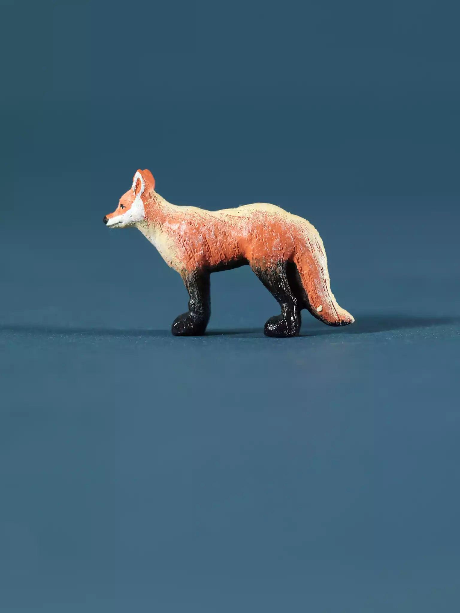 Wooden Fox - Collectible Woodland Animals