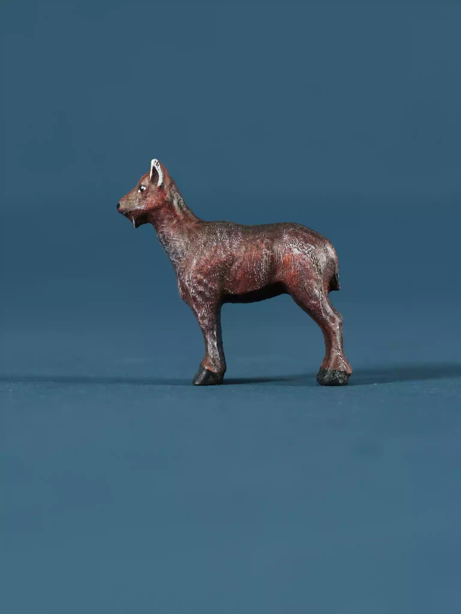 Wooden Goat Collectible Toy Figurine - Noelino Toys