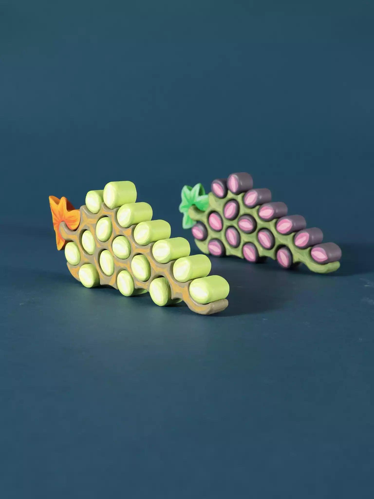 Wooden Grape Educational Stacking Fruit Toy - Noelino Toys