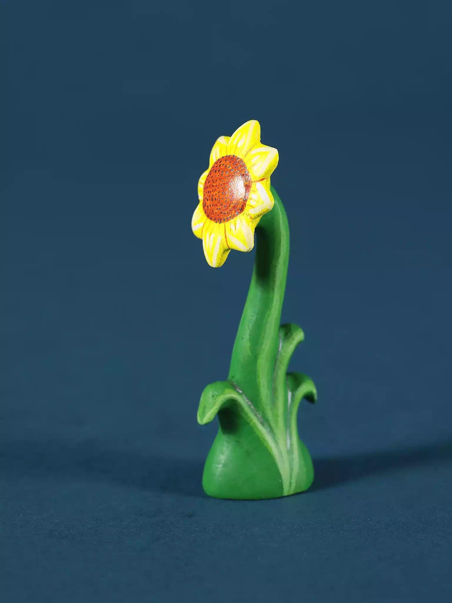 Handmade Wooden Sunflower - Noelino Toys