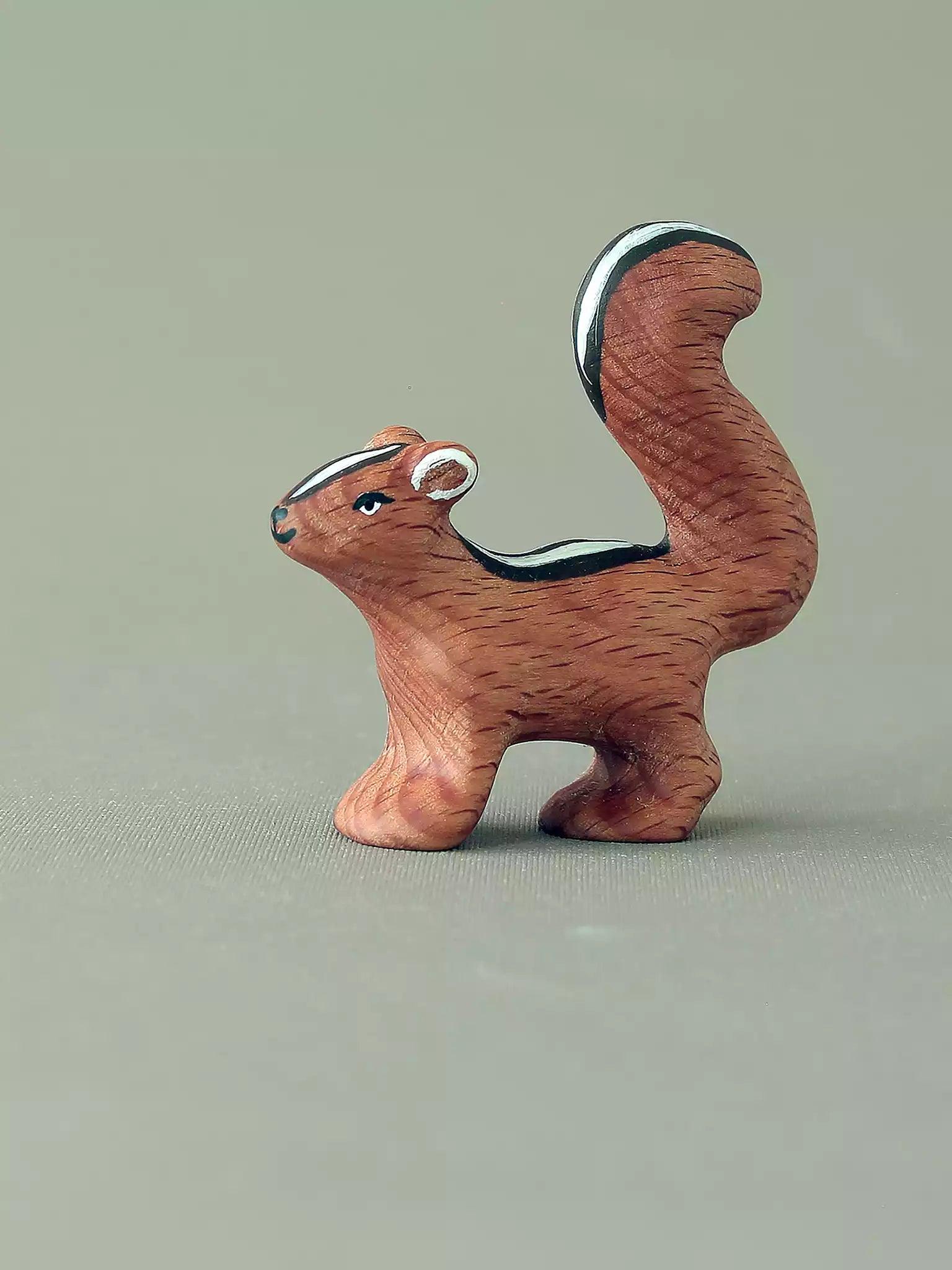 Wooden Chipmunk Toy - Family of Three - Noelino Toys