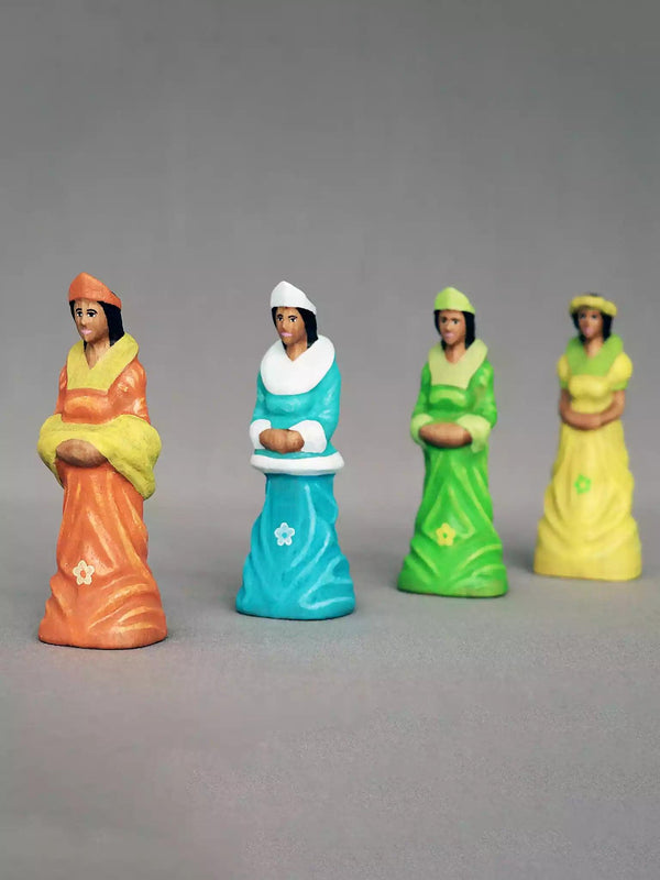 Wooden Doll Princess of Autumn - Noelino Toys