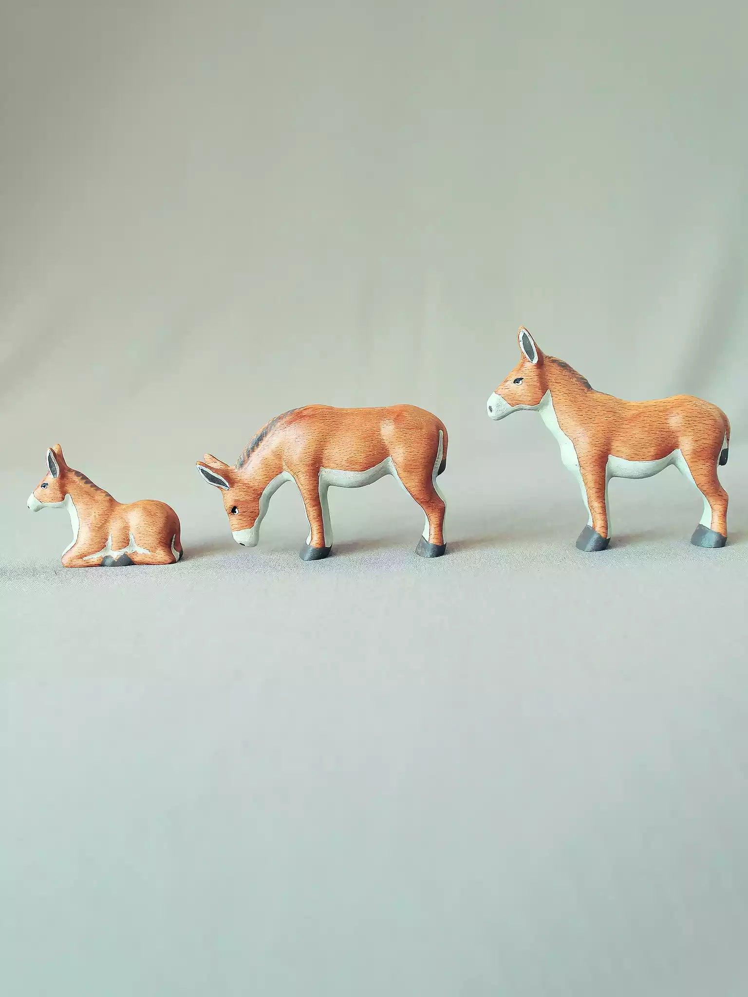 Wooden FOX Toy - Family of Three– Noelino Toys