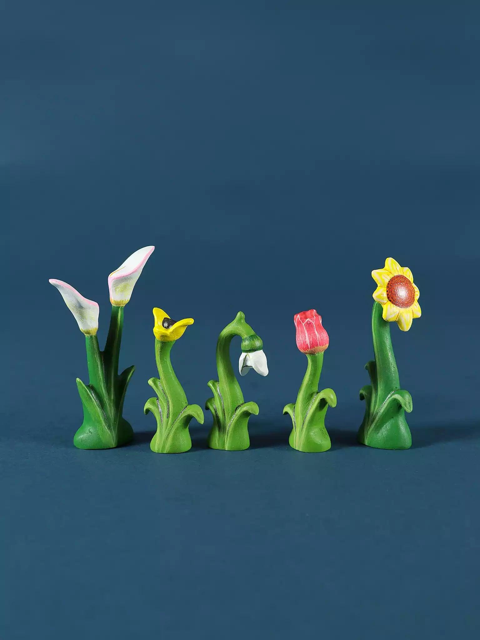 Wooden Flowers Set - Noelino Toys