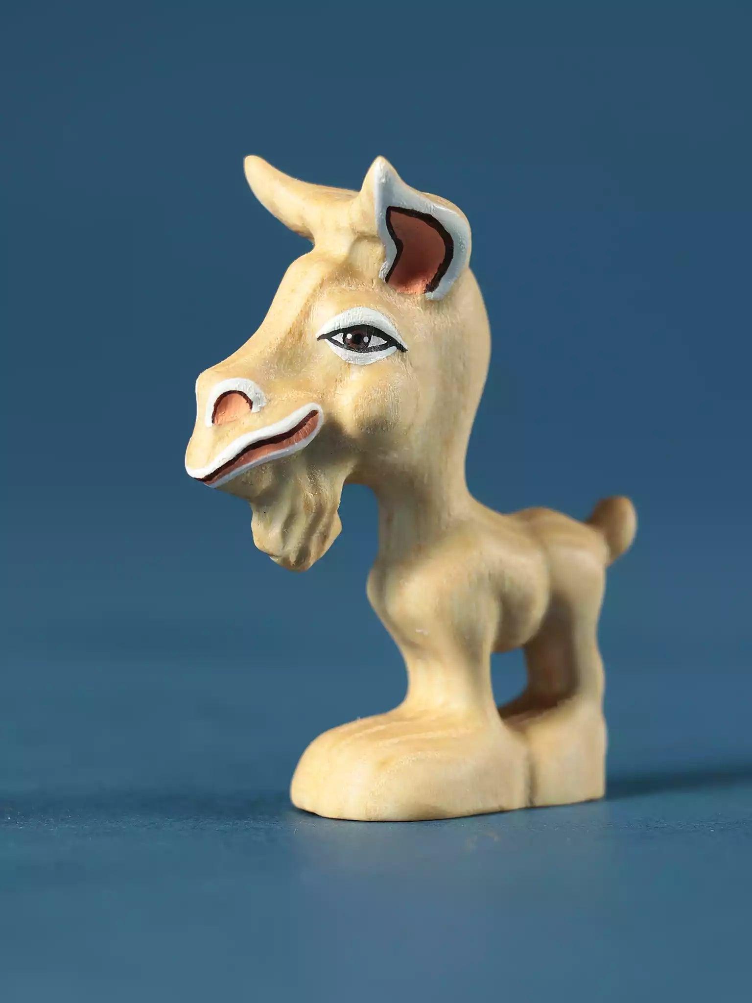 Wooden Goat Toy - Cartoon Character for Toddlers - Noelino Toys
