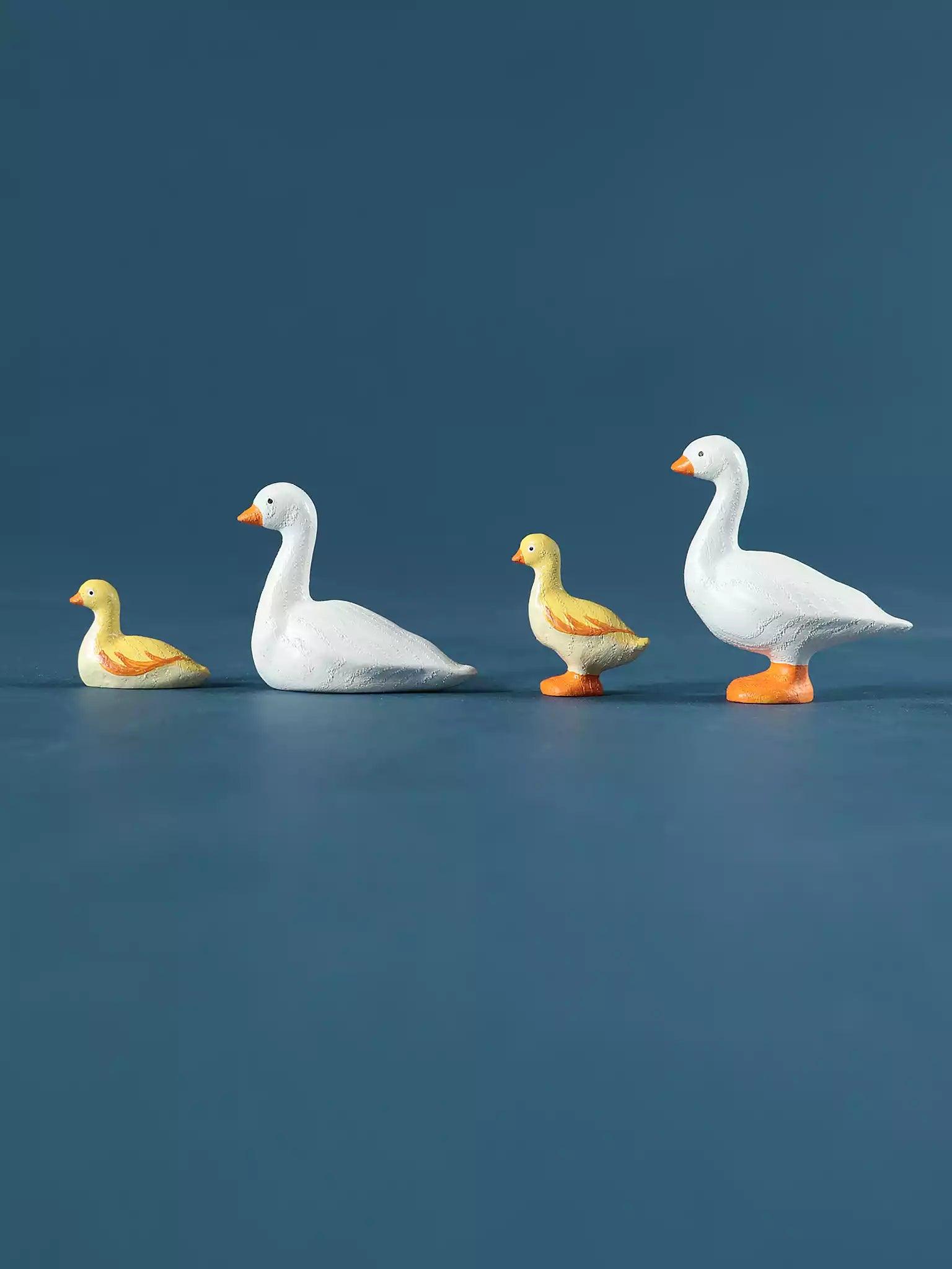 Wooden Goose Toy - Family of Four - Noelino Toys