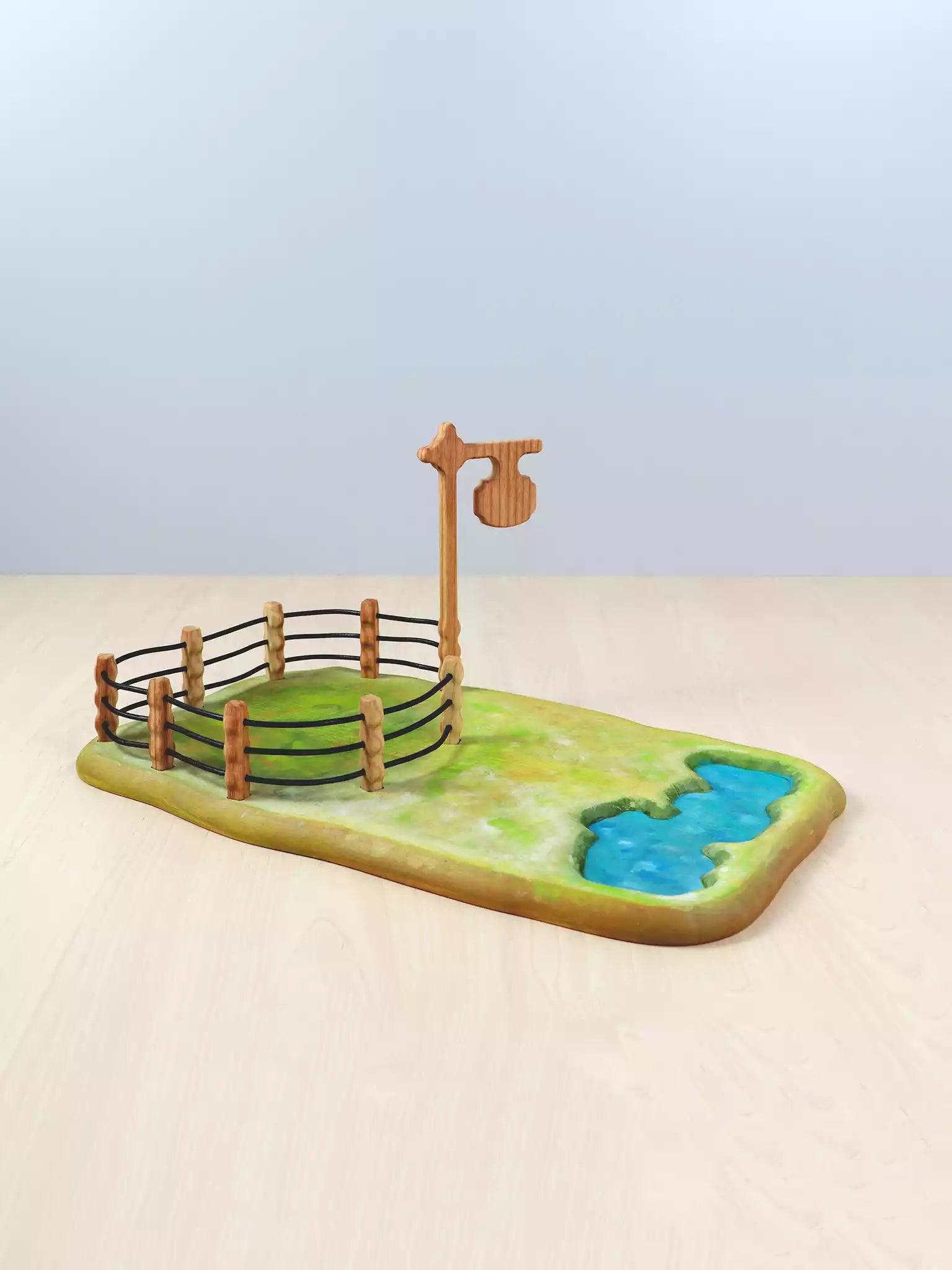 Wooden Playset Paddock - Noelino Toys