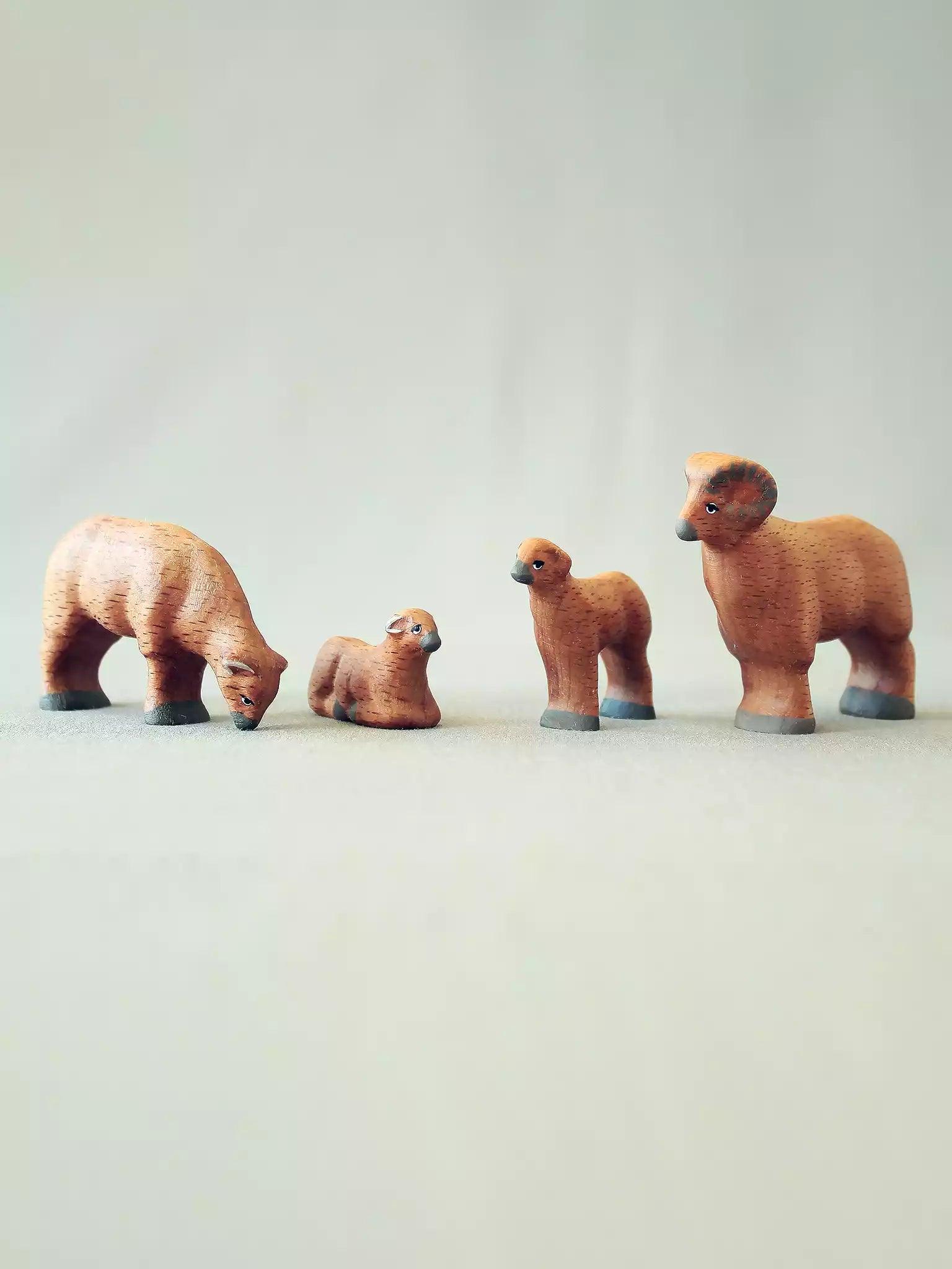 Wooden Sheep Family - Noelino Toys