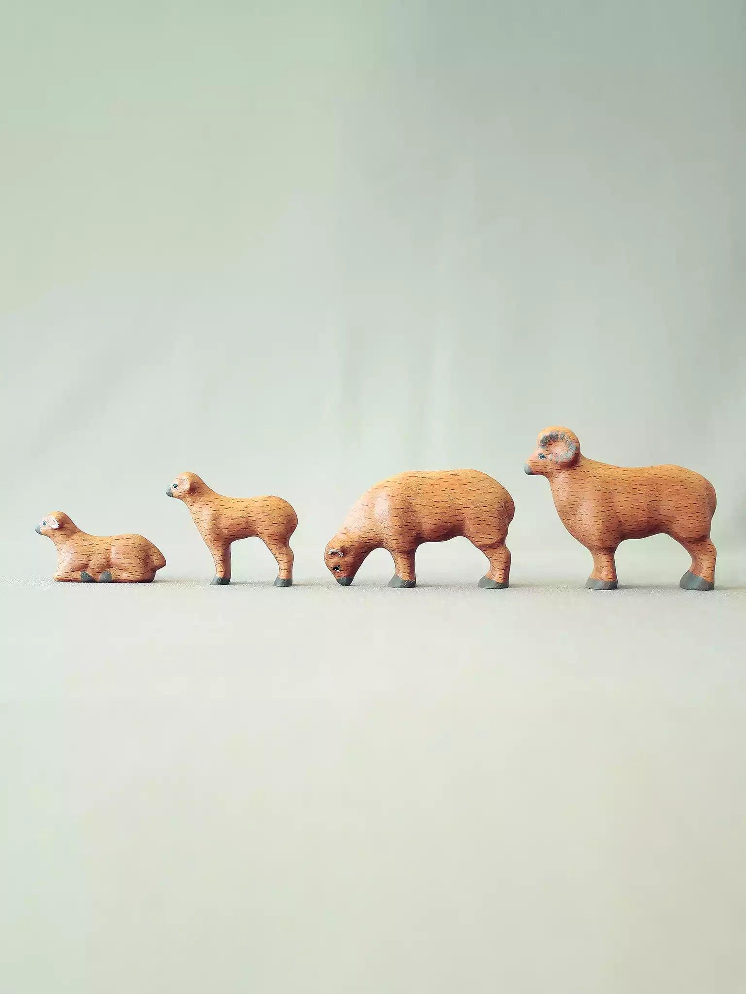 Wooden Sheep Family - Noelino Toys