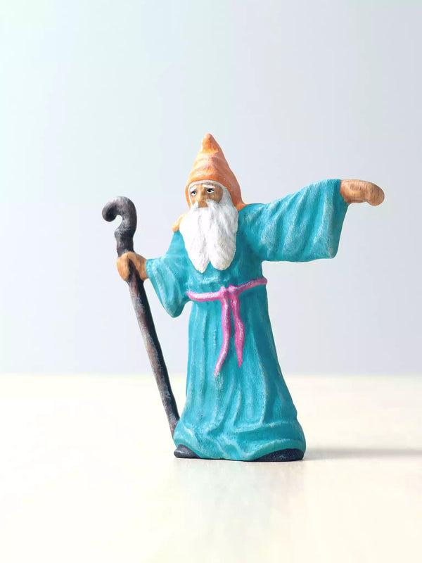 Wooden Wizard Toy - Albus and Eagle - Noelino Toys