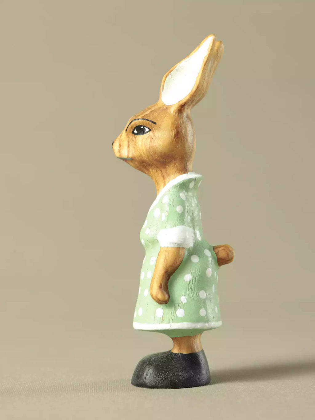 Waldorf inspired wooden rabbit figure
