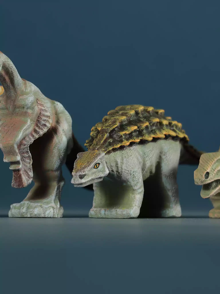 Wooden Dinosaur Ankylosaurus Toy