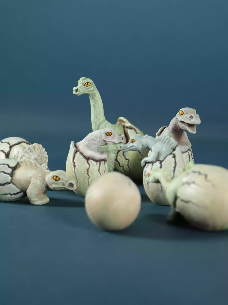 Wooden Hatching Dinosaur Egg Toy