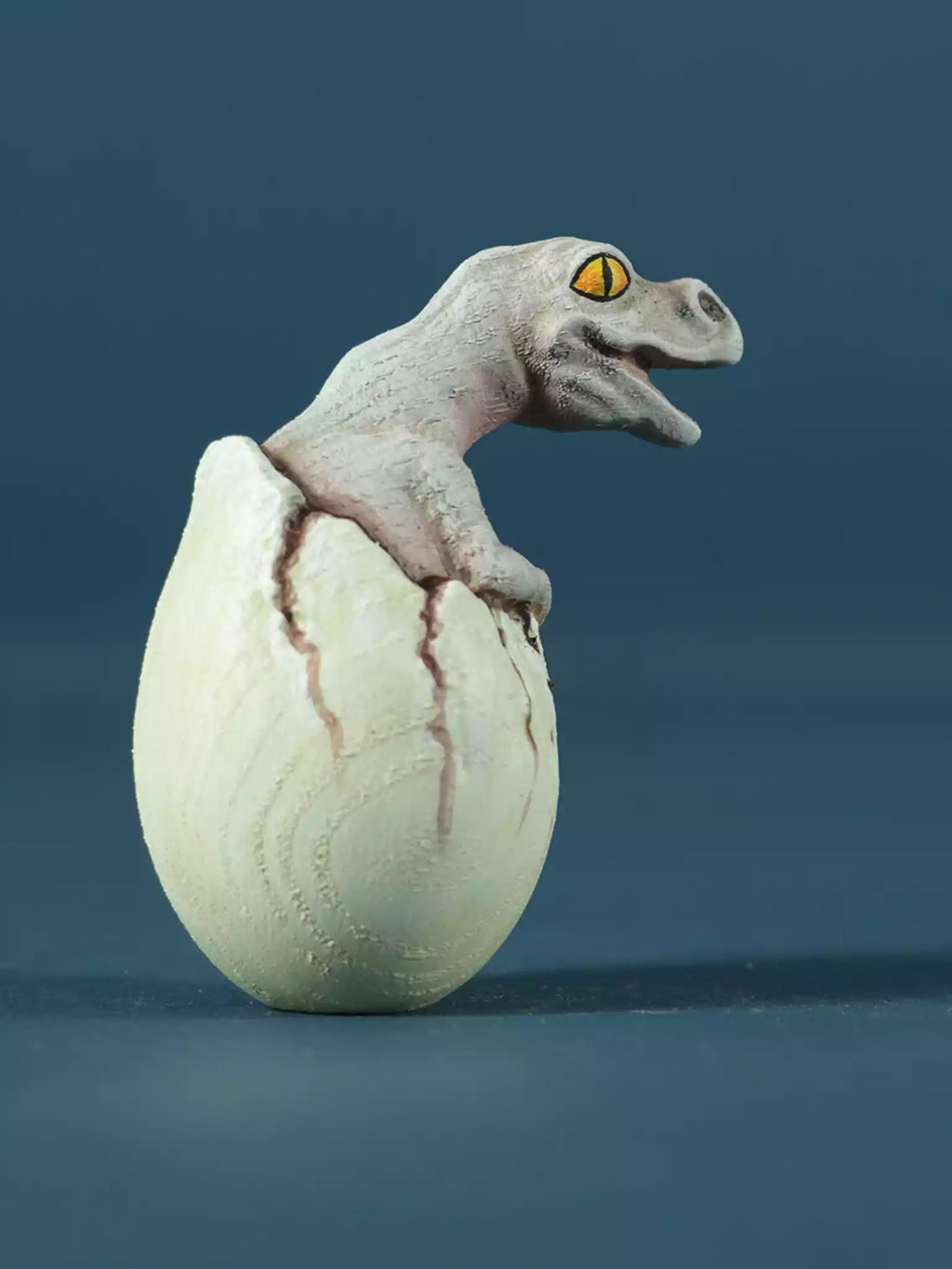 Wood Hatching Dinosaur Egg - T-Rex