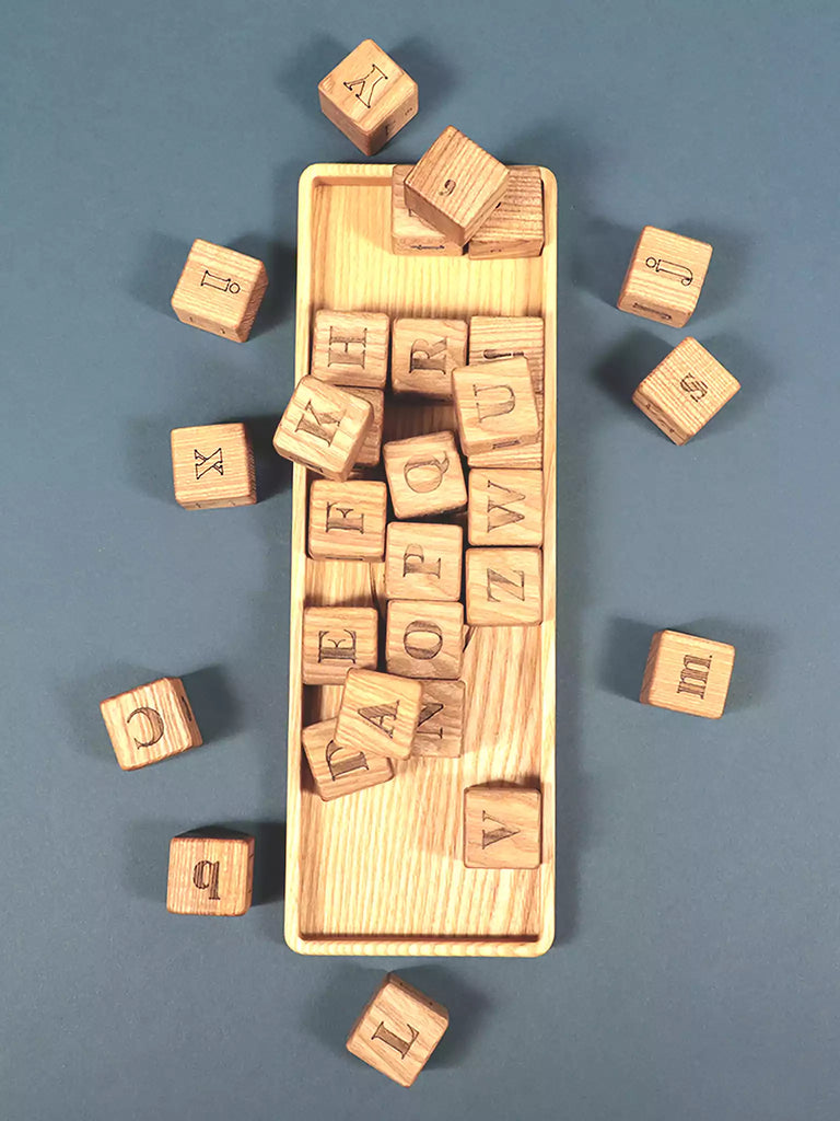 Educational Wooden Letter Blocks