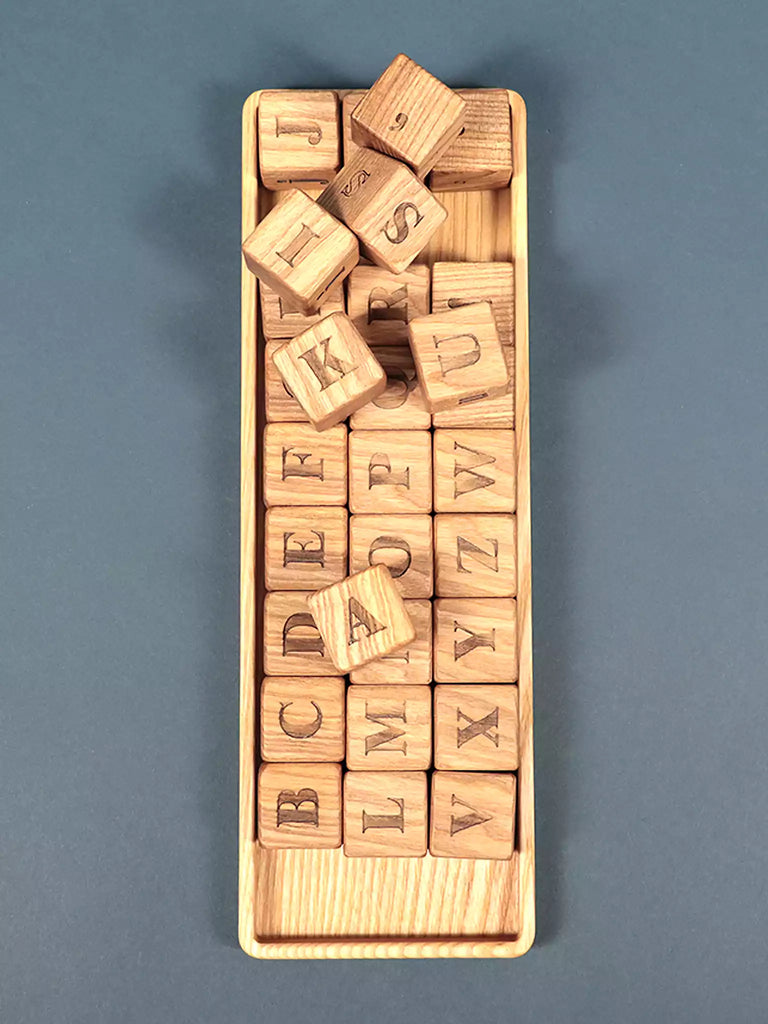 Wooden Alphabet Blocks