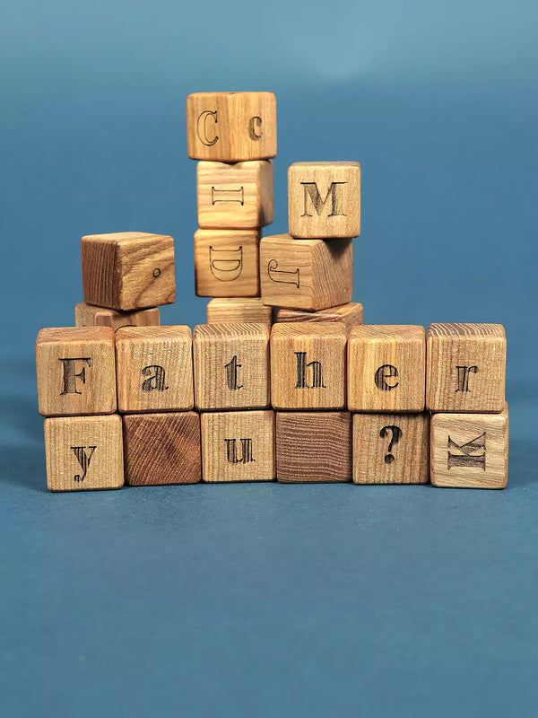 Wooden Letter Blocks