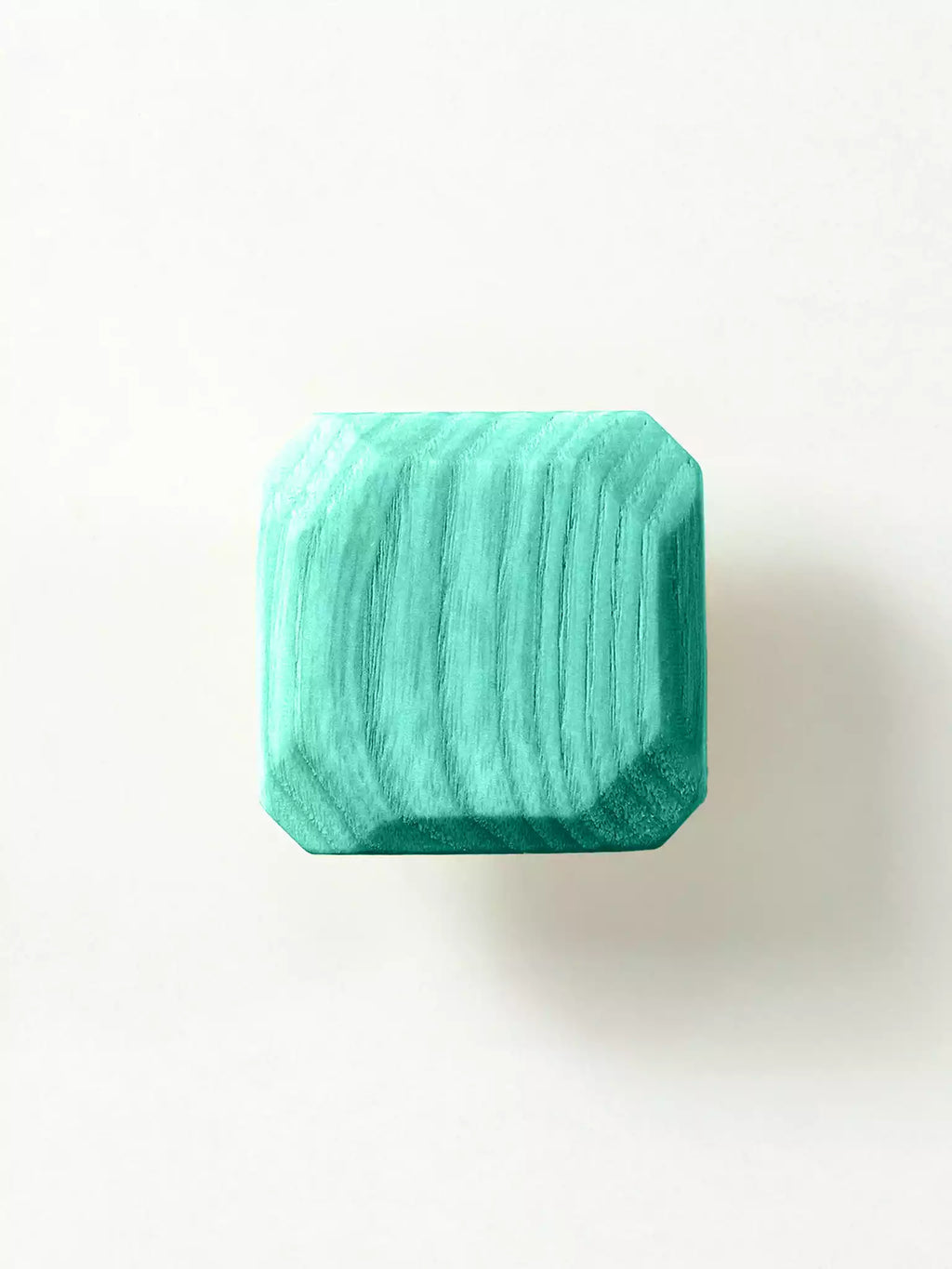 Ash wood cabinet pull with smooth beveled edges