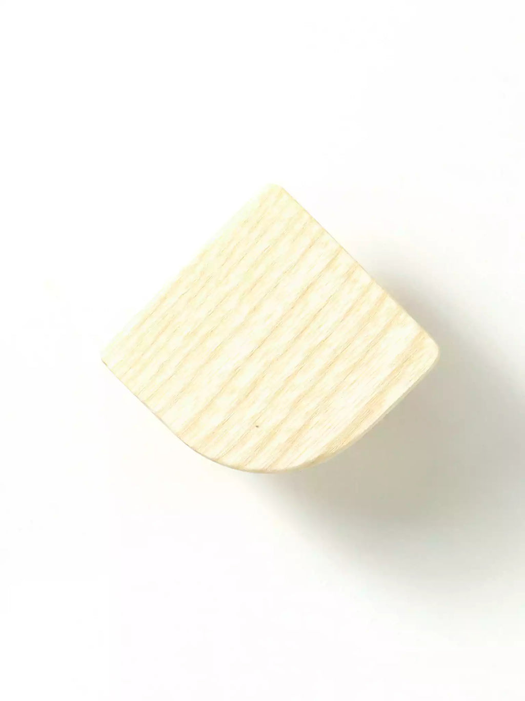 Wooden drawer knob made from natural solid wood

