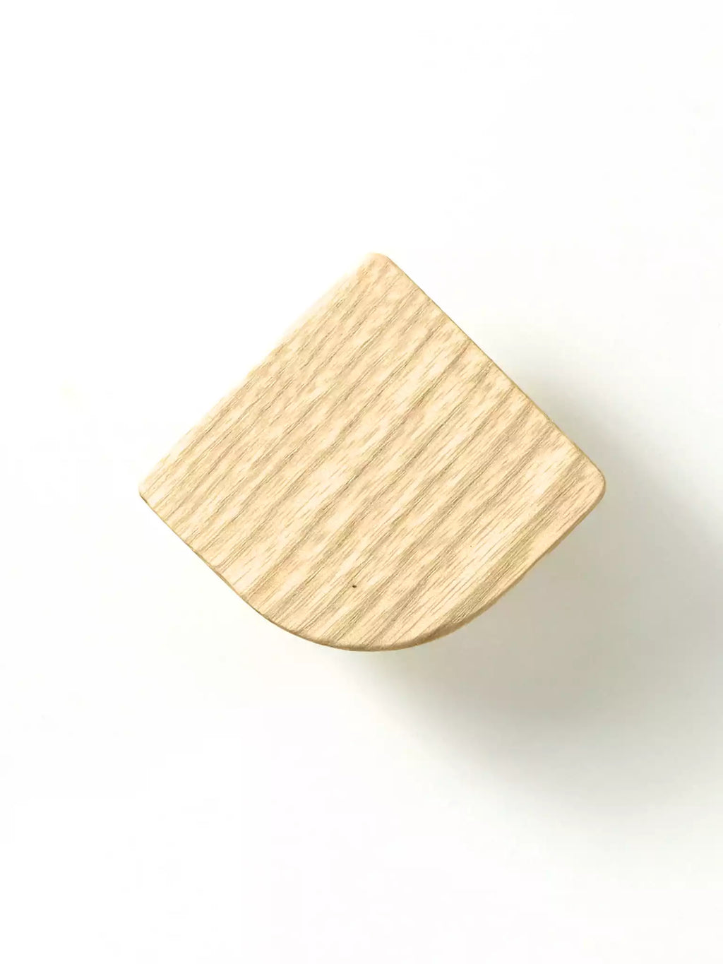 Simple wooden knob for dresser with smooth surface

