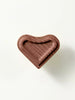 Wooden heart knob for dresser with minimalist design