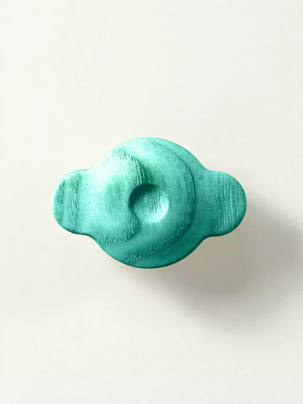 wooden handle for furniture in a cloud shape