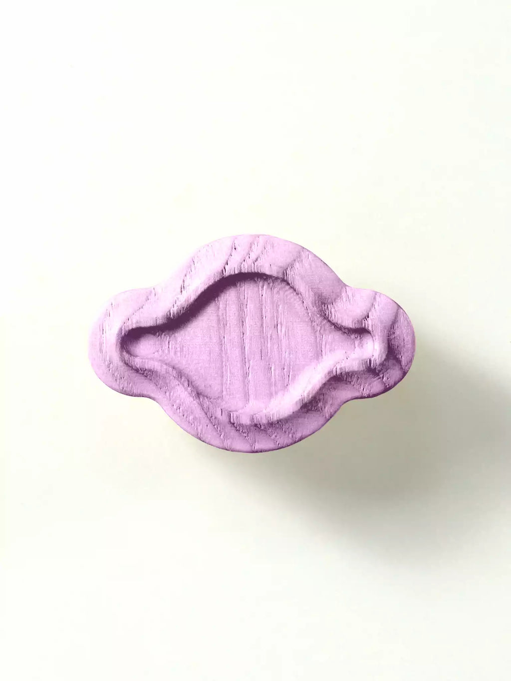 Purple Wood Furniture Handle for Cabinet on a white background