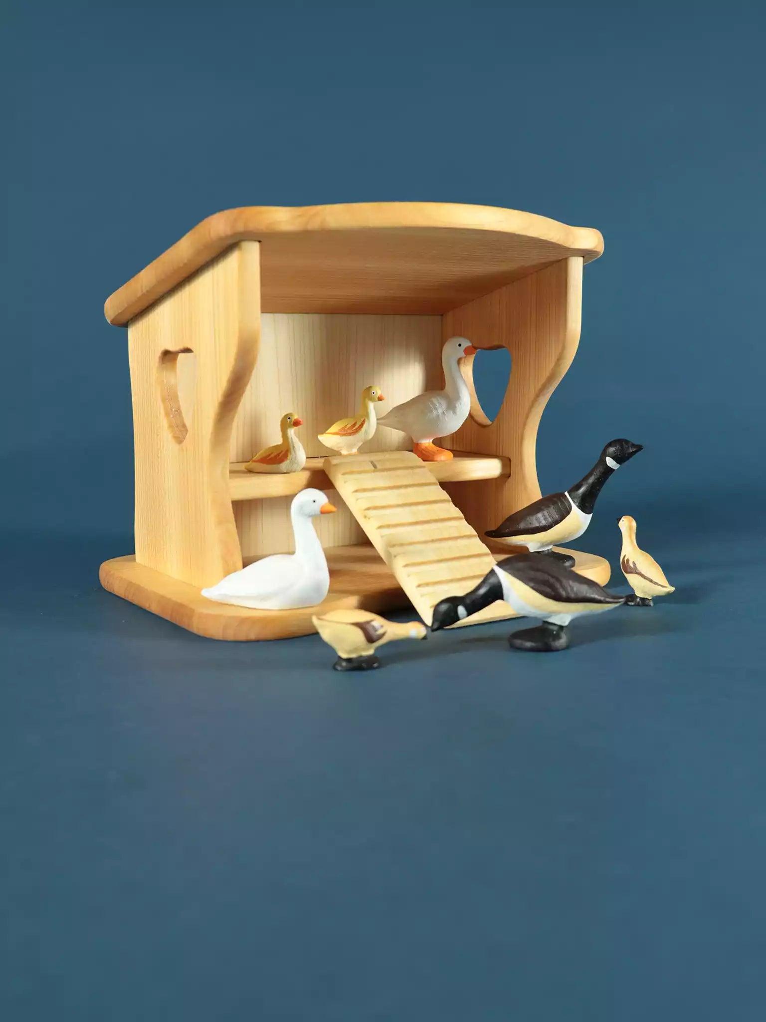 Handmade Wooden Chicken Coop - Noelino Toys