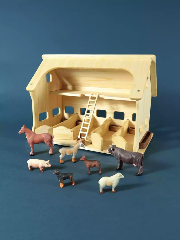 Handmade Wooden Farm - Godolphin - Noelino Toys