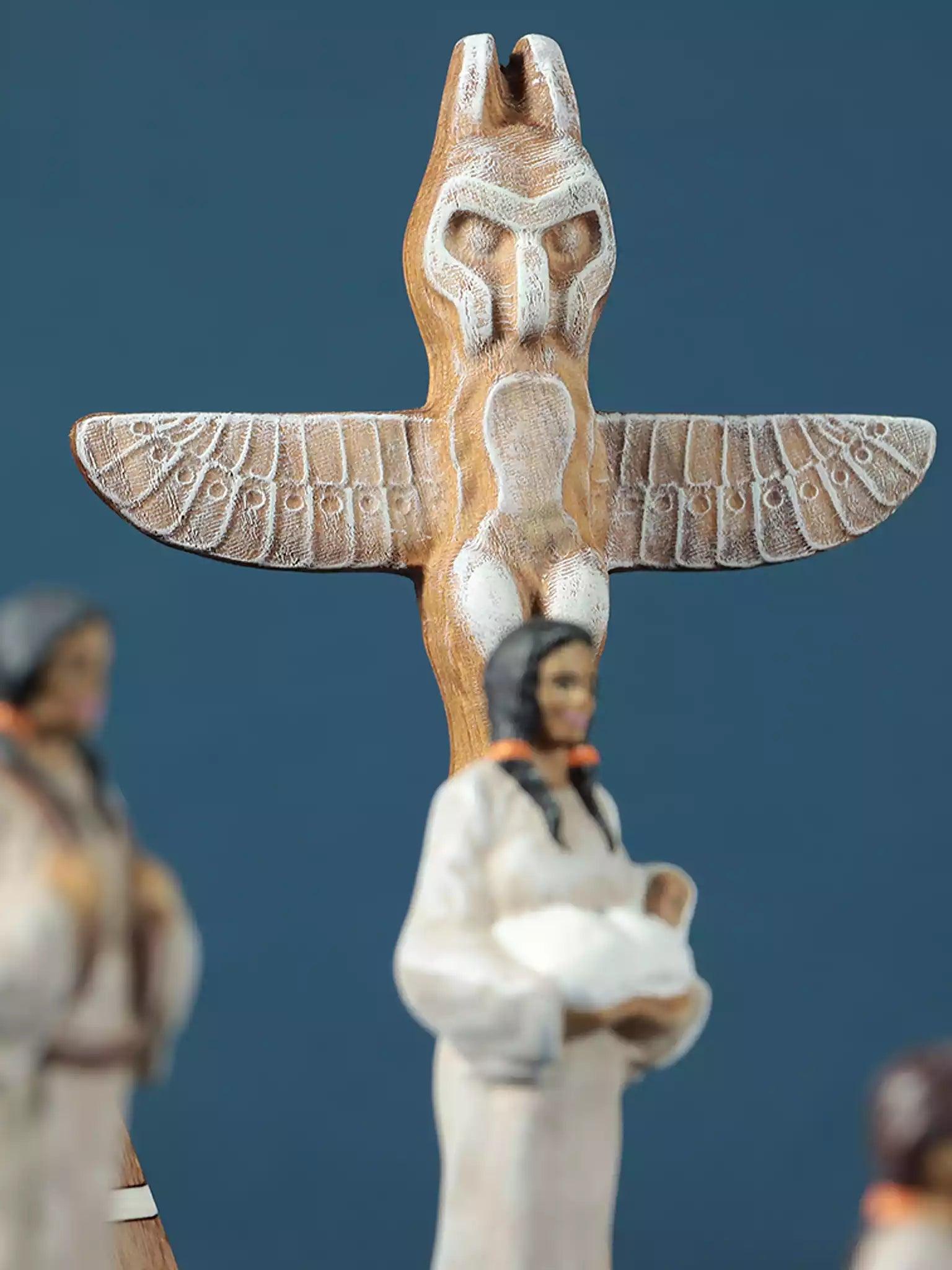 Native American People Wooden Toy - Noelino Toys