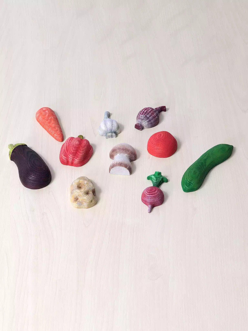 Sliced Eggplant Wooden Toy - Noelino Toys