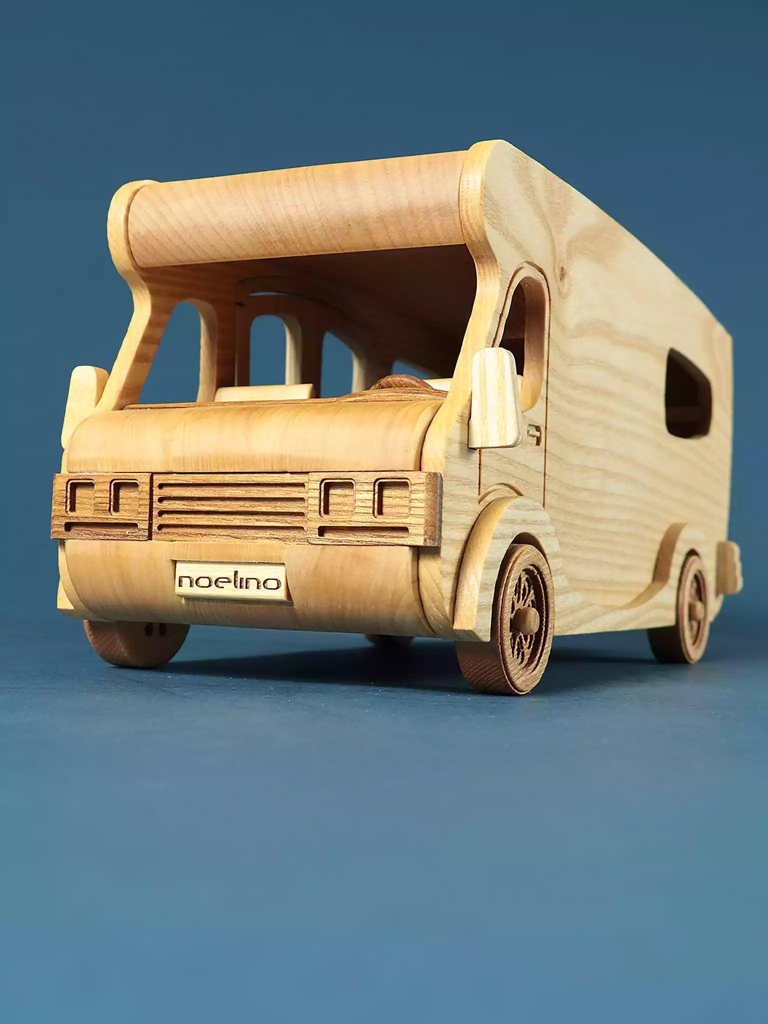 Wooden Camper Van - Motorhome with Furniture - Noelino Toys