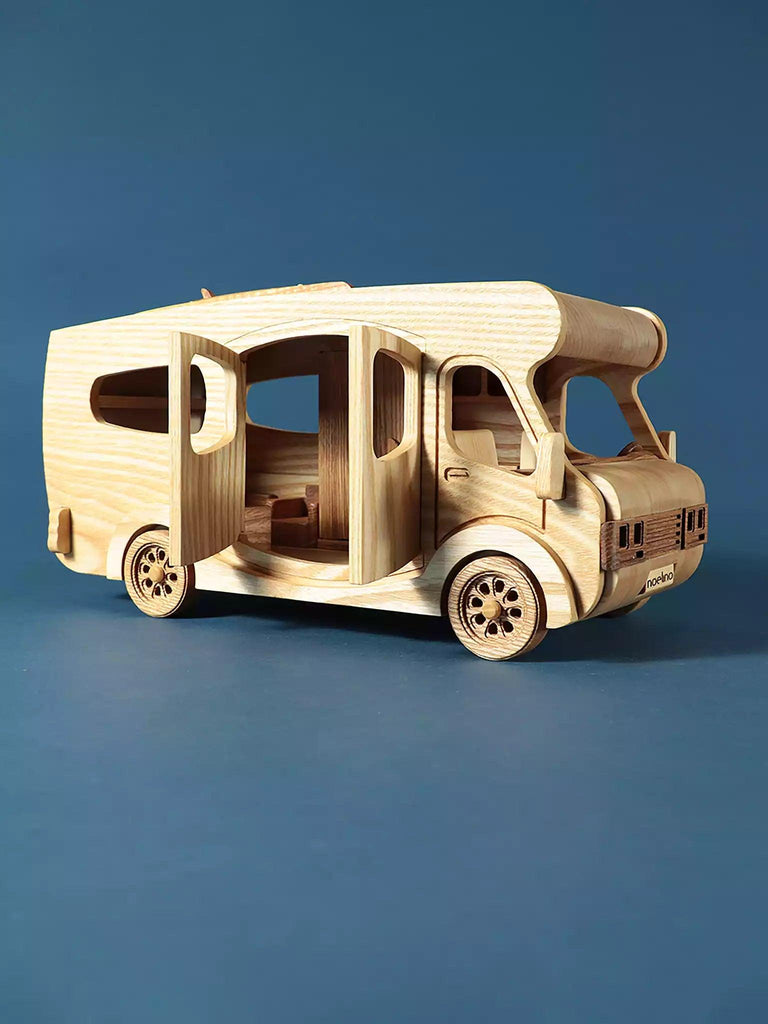 Wooden Camper Van - Motorhome with Furniture - Noelino Toys