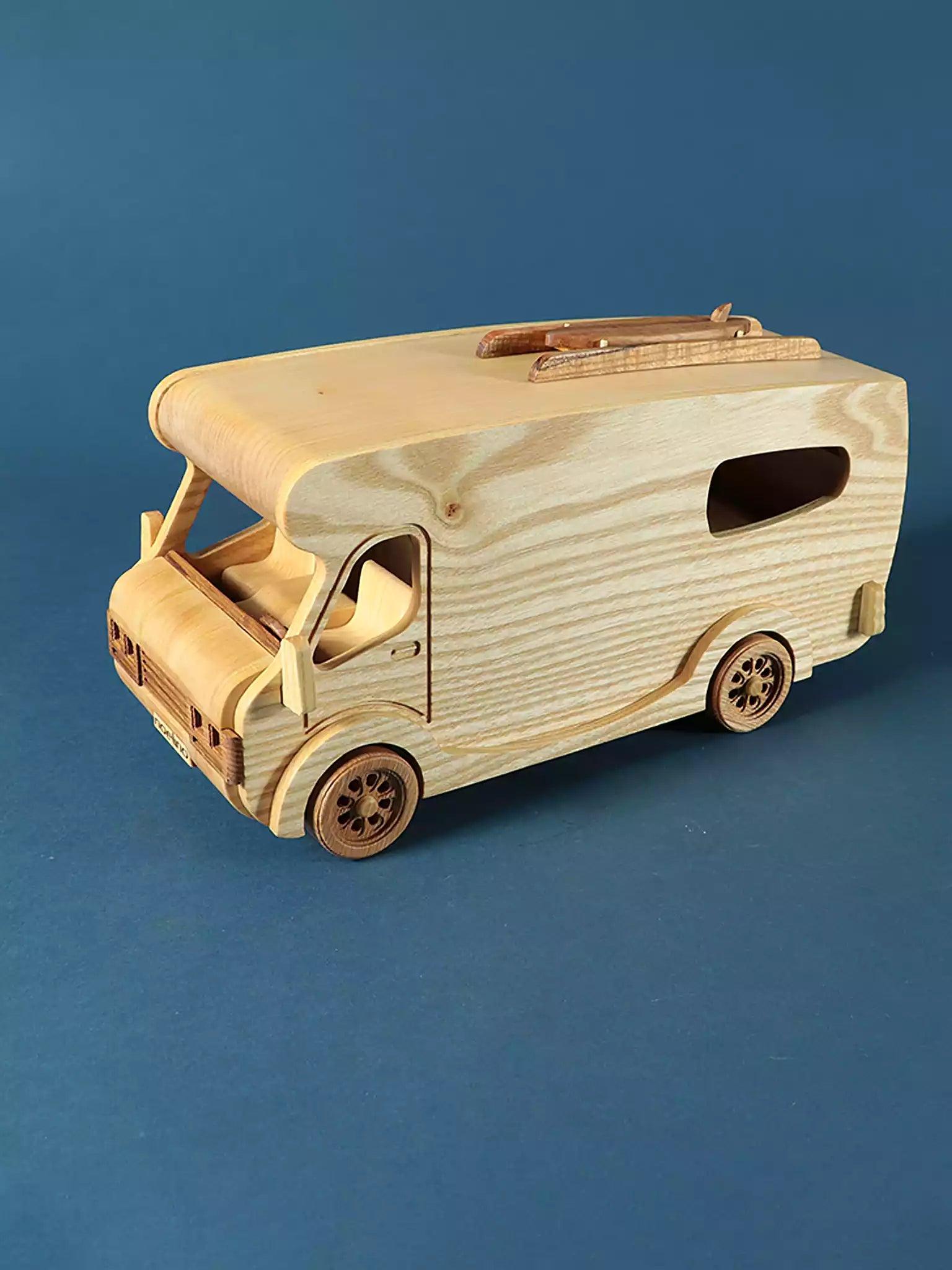 Wooden Camper Van - Motorhome with Furniture - Noelino Toys
