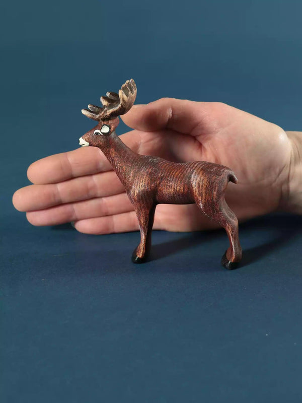 Wooden Deer - Collectible Woodland Animals - Noelino Toys