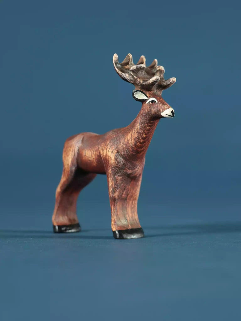 Wooden Deer - Collectible Woodland Animals - Noelino Toys