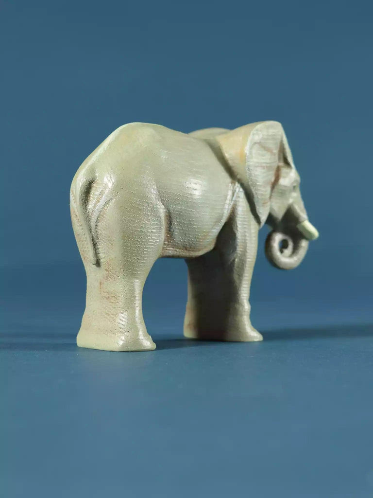 Wooden Elephant - Collectible Safari Animals– Noelino Toys