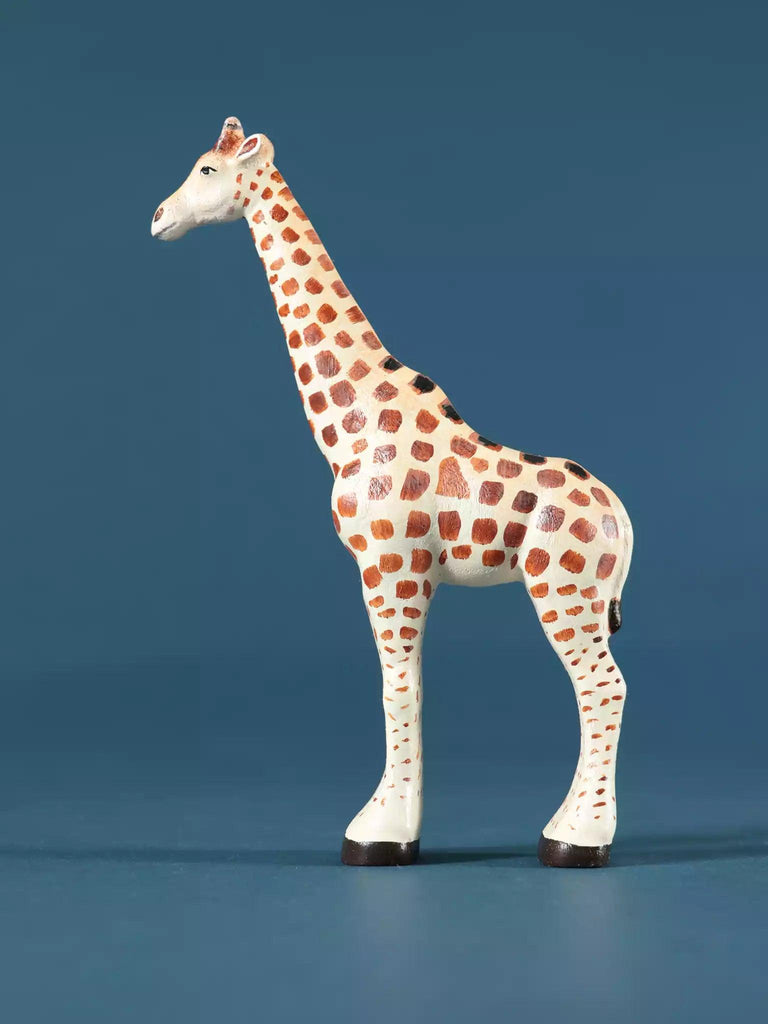 Wooden Giraffe - Collectible Safari Animals - Noelino Toys