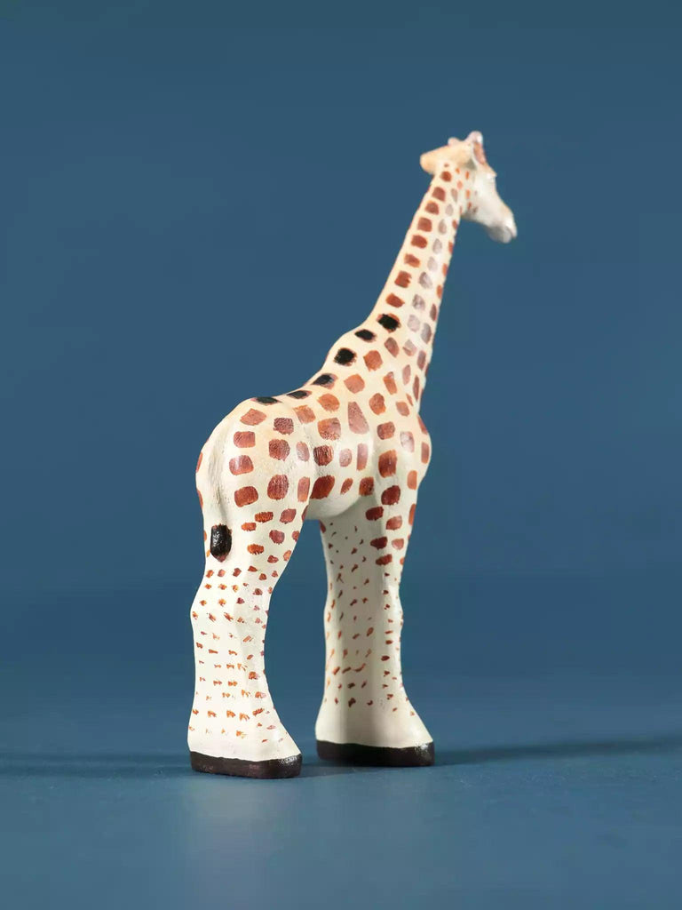 Wooden Giraffe - Collectible Safari Animals - Noelino Toys