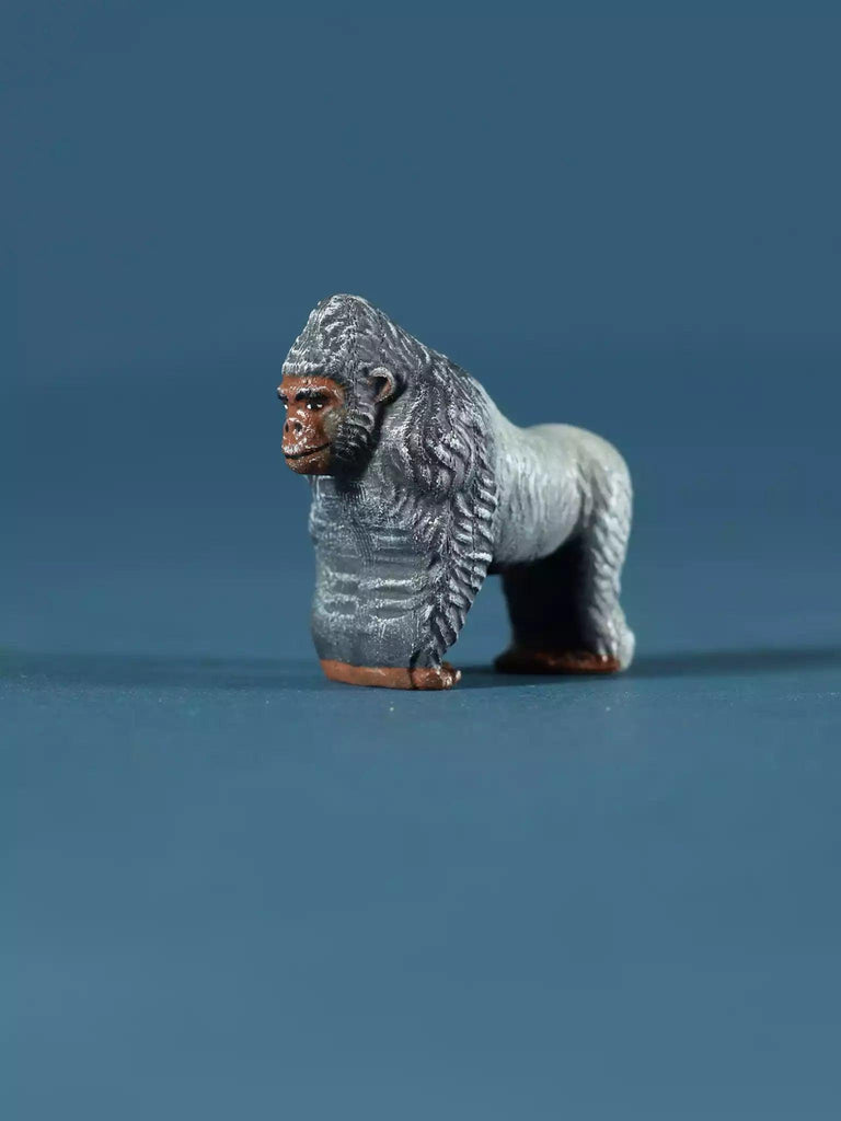 Wooden Gorilla - Collectible Wild Animals - Noelino Toys