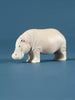 Wooden Hippopotamus - Collectible Safari Animals - Noelino Toys