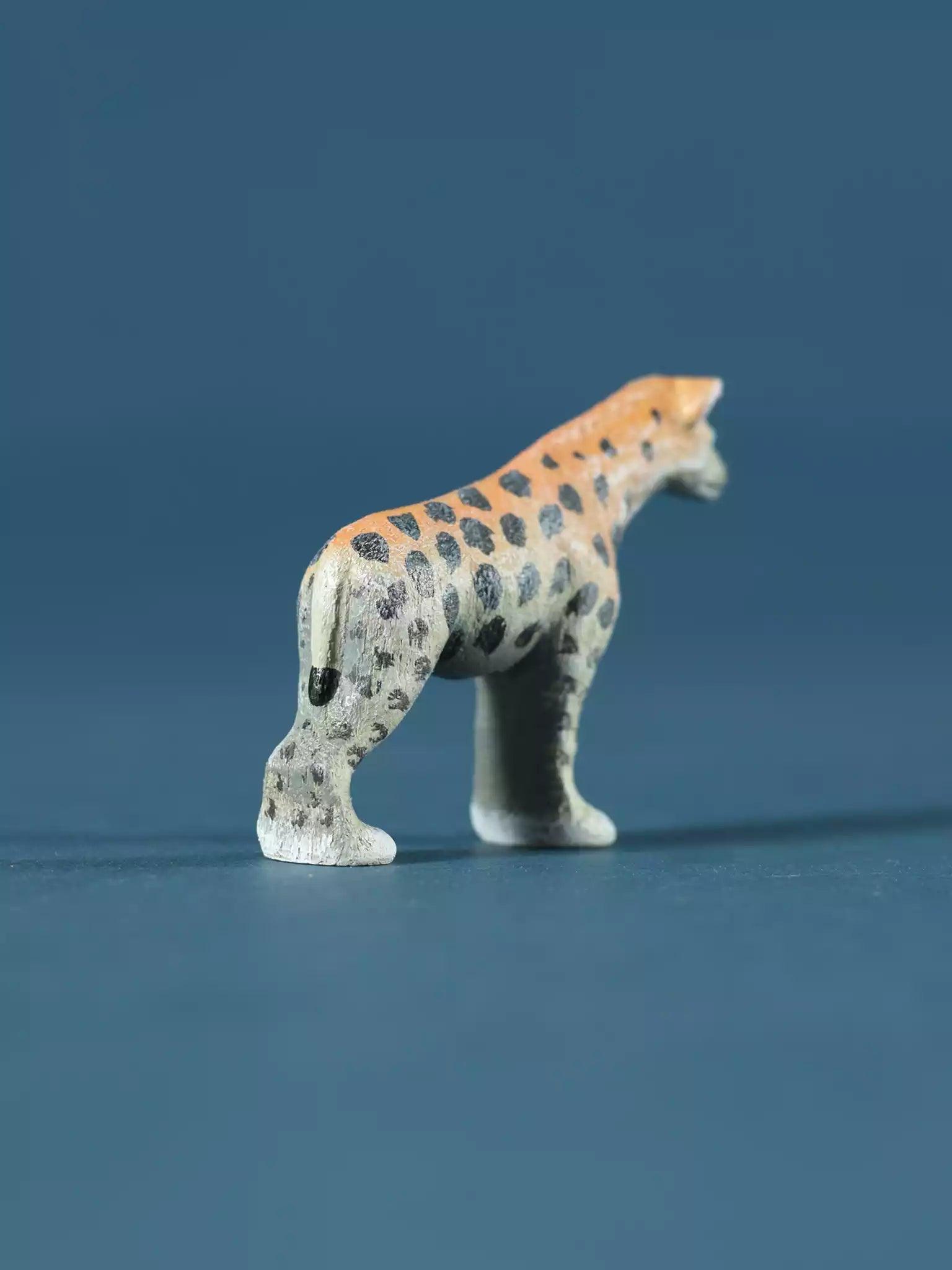 Wooden Hyena - Collectible Safari Animals - Noelino Toys