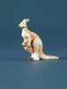 Wooden Kangaroo - Collectible Wild Animals - Noelino Toys