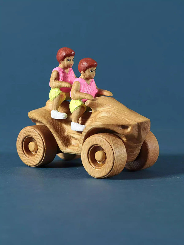 Wooden Off-Road Quad Bike - Noelino Toys