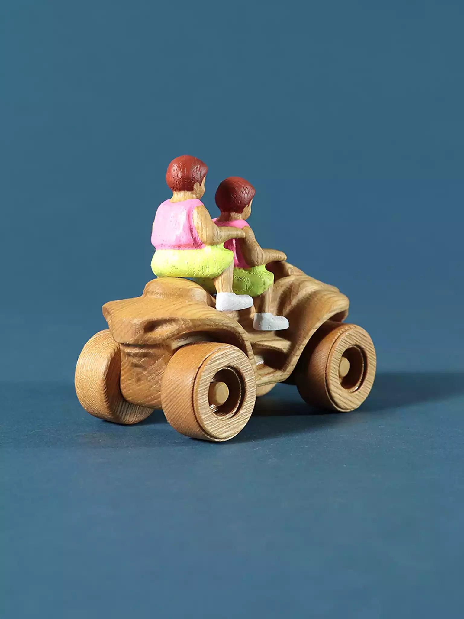 Wooden Off-Road Quad Bike - Noelino Toys