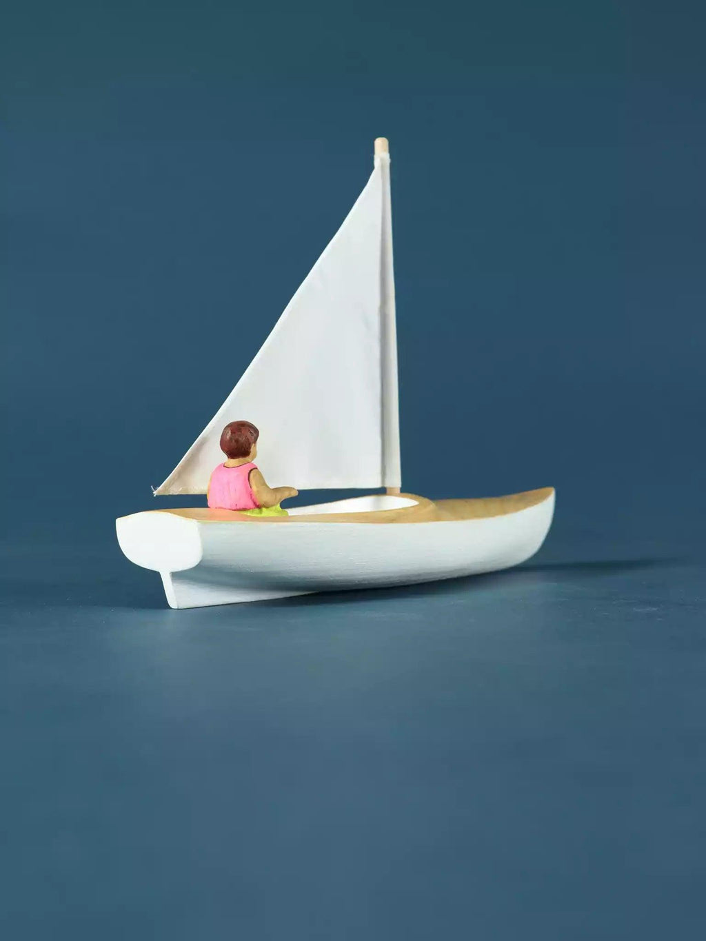 Wooden Sailboat with Sailor Boy - Noelino Toys