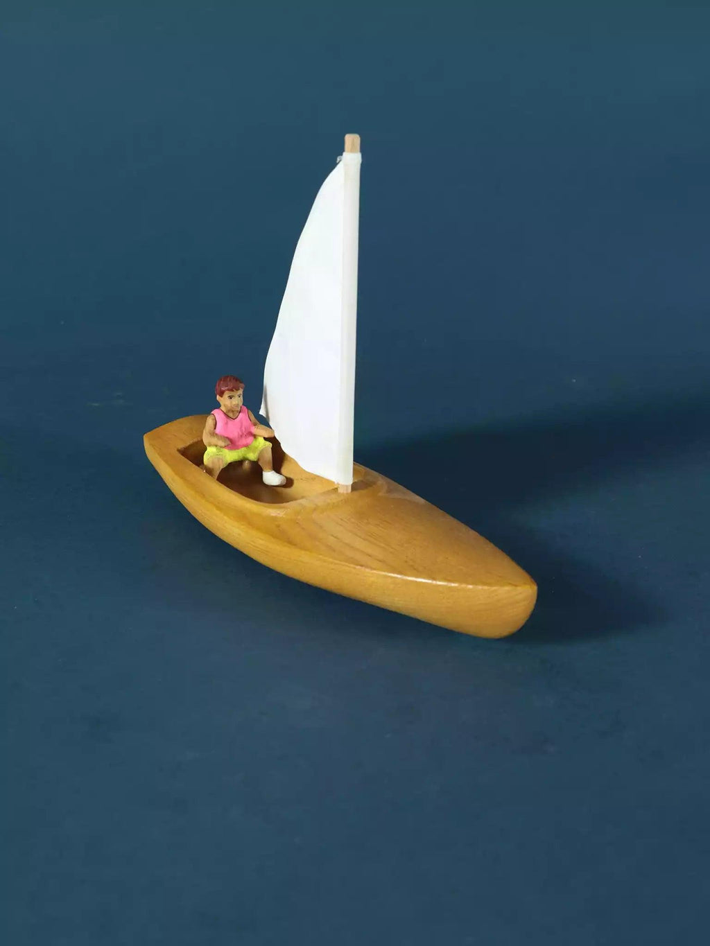 Wooden Sailboat with Sailor Boy - Noelino Toys